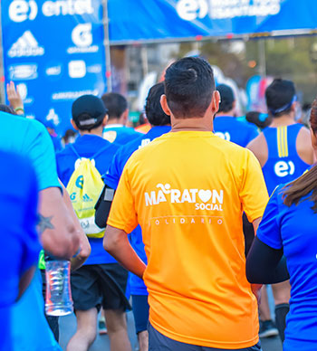 El Maratón Social durante el Maratón de Santiago