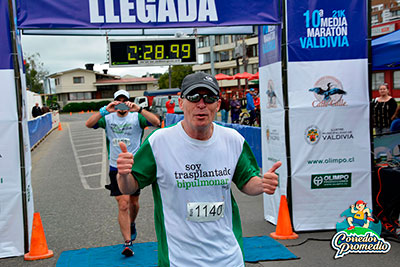Trasplantado bipulmonar correrá los 42K en la Maratón de Santiago