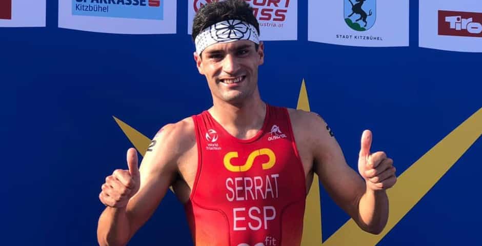 El triatleta vigués solo fue superado por Studer en Austria