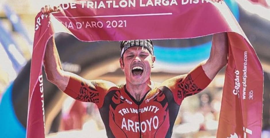 Víctor Arroyo acabó segundo en el TradeInn 140.6Inn