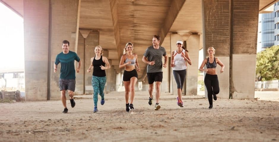 running en grupo