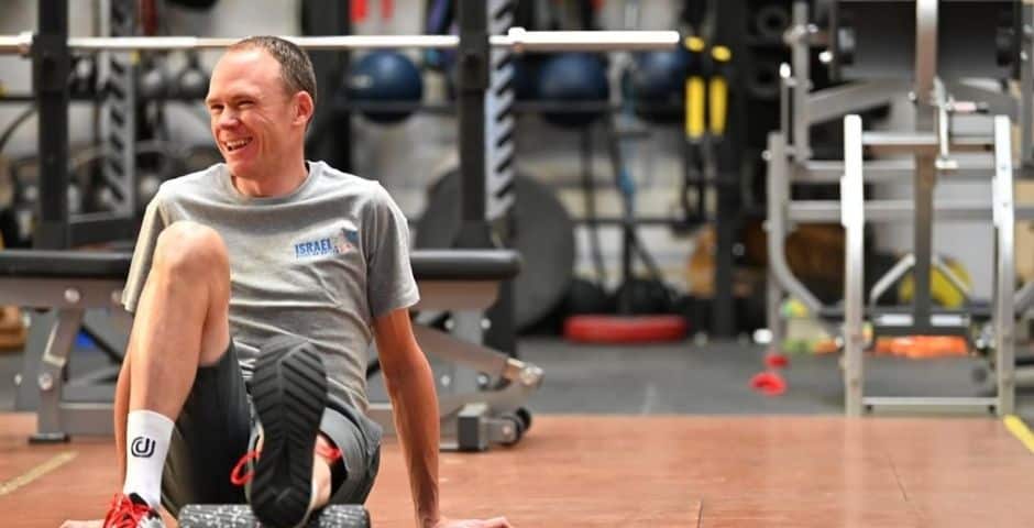chris froome foam roller