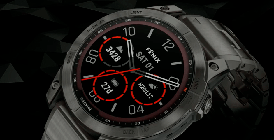 garmin fenix 7 pantalla