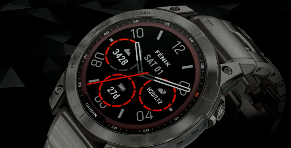 garmin fenix 7 pantalla
