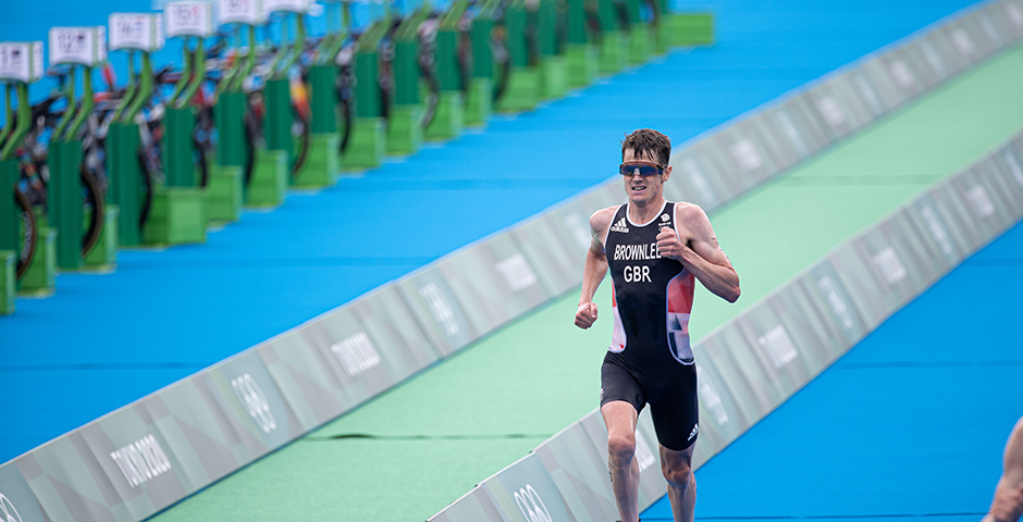 Jonathan Brownlee carrera a pie