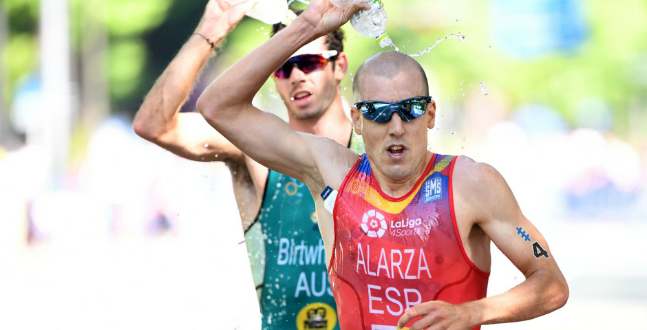 fernando alarza yokohama running agua hidratación en carrera