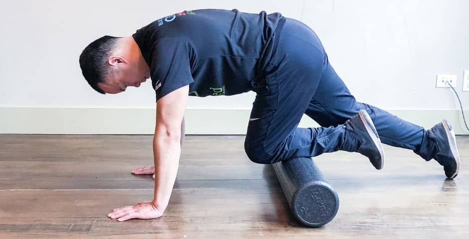 liberación miofascial foam roller