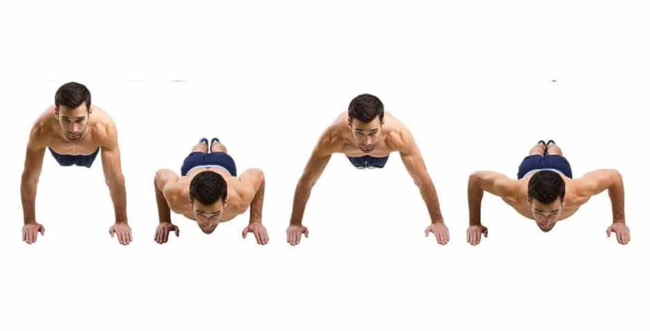 flexiones de brazos