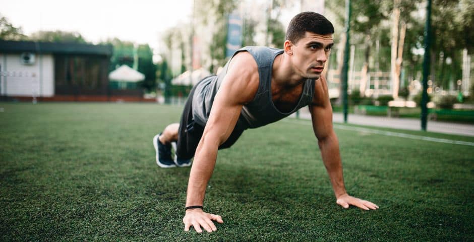 flexiones de brazos