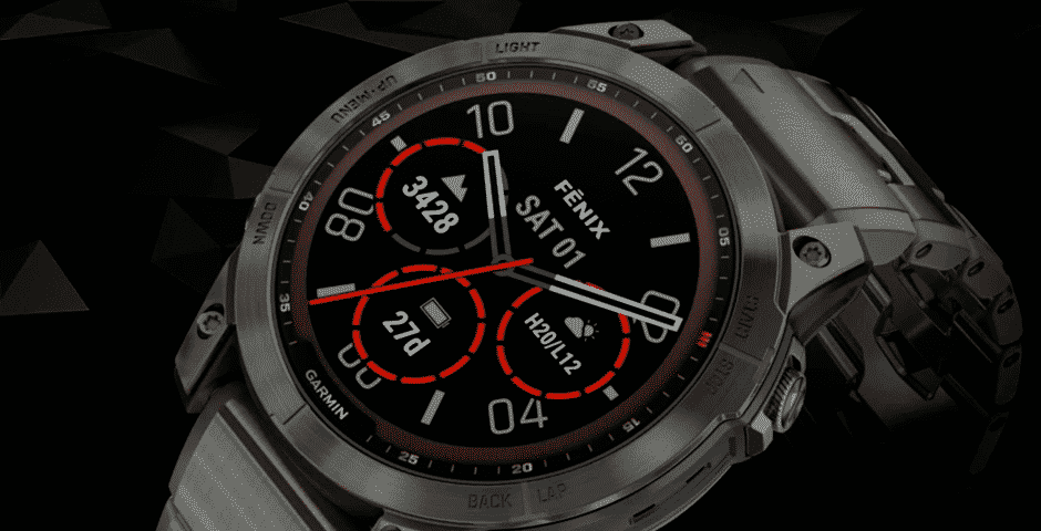 garmin fenix 7 pantalla