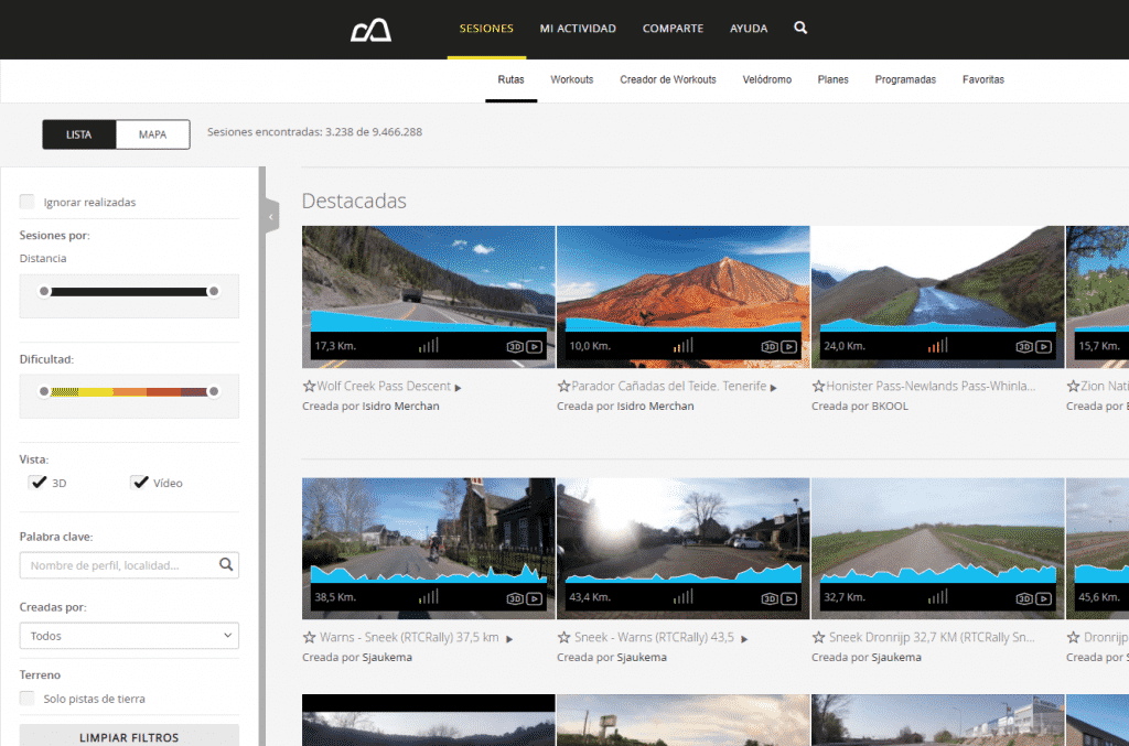 programar una ruta en BKOOL