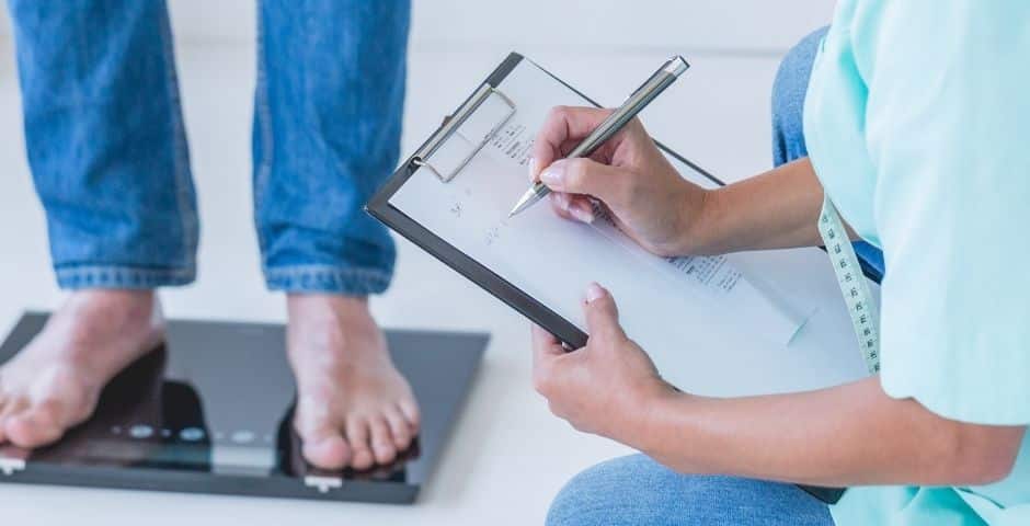 báscula de bioimpedancia