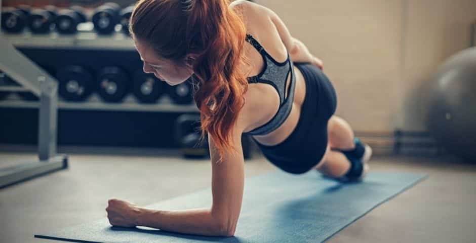 fuerza gimnasio planking