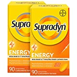 Multivitaminas, Supradyn Energy, 180 comprimidos, 6 Meses de Suministro, Complejo Vitaminico completo, Vitamina B12, B6, Coenzima q10, Sin Gluten y Sin Lactosa, Multivitaminico para hombres y mujeres