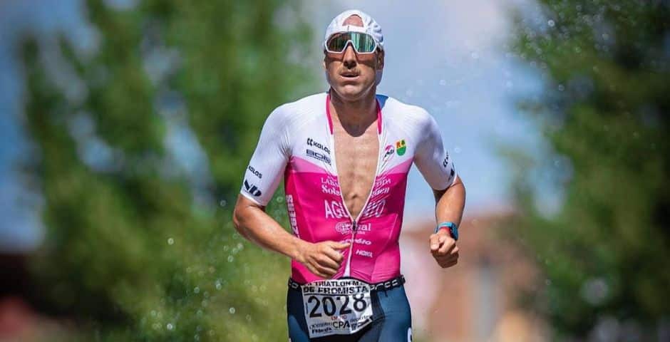 Emilio Aguayo carrera a pie Triatlón Frómista
