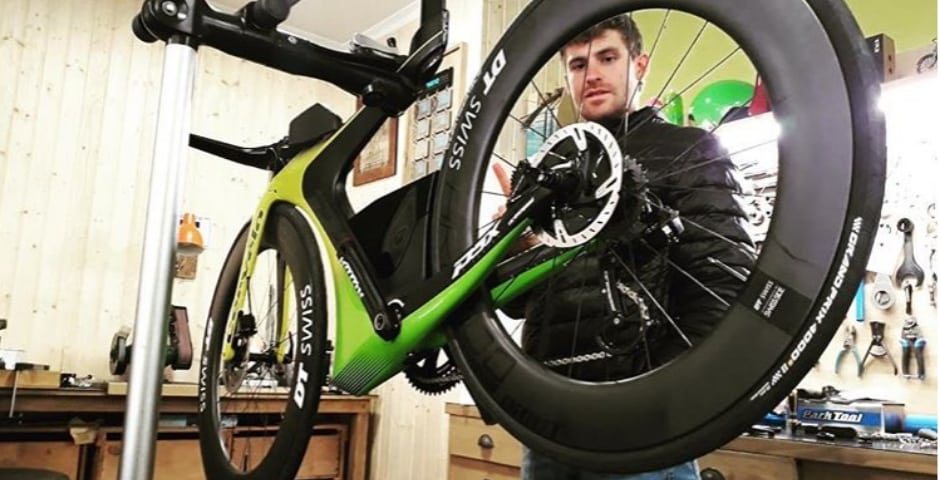 david mcnamee cervelo px5 acoples personalizados mantenimiento bicicleta triatlón