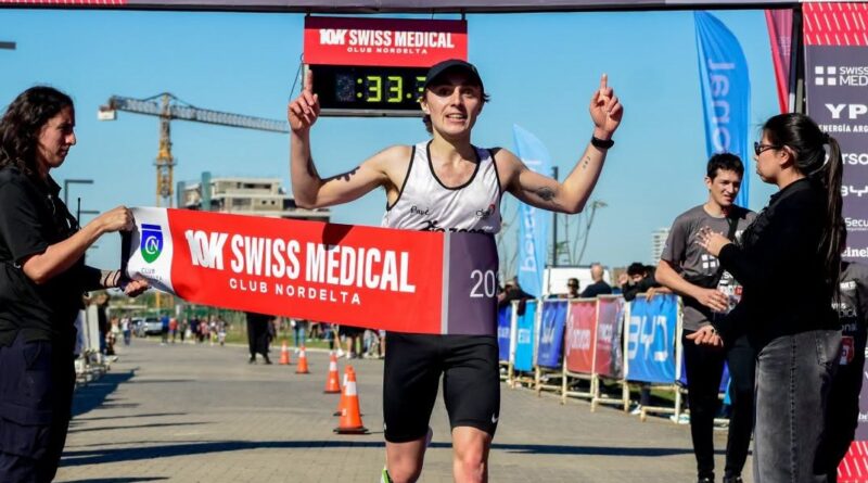 Mateo Díaz y Fabiana Gramajo se quedaron con los 10K de Swiss Medical –